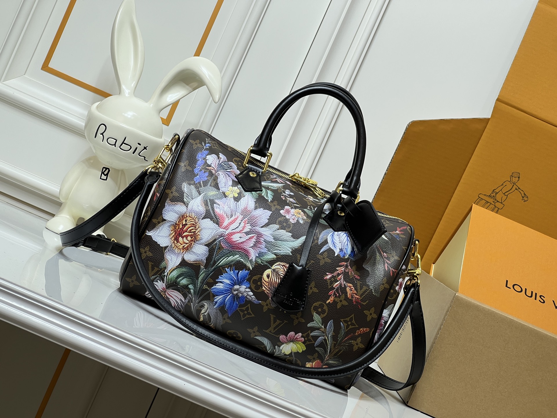 Louis Vuitton LV Classic Handbag Monogram Empreinte Model M29448 Multiple Compartments Elegant Look Authentic Style